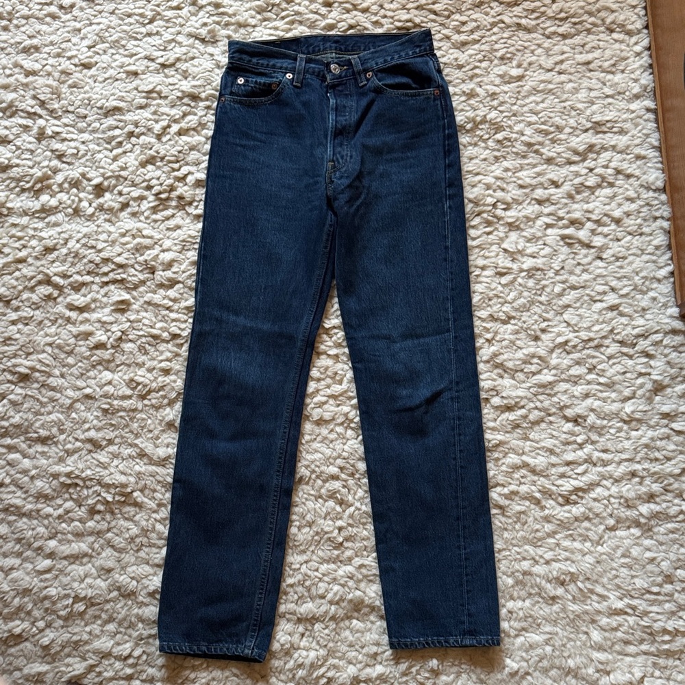 Levi's Dark Blue Straight Leg Jeans